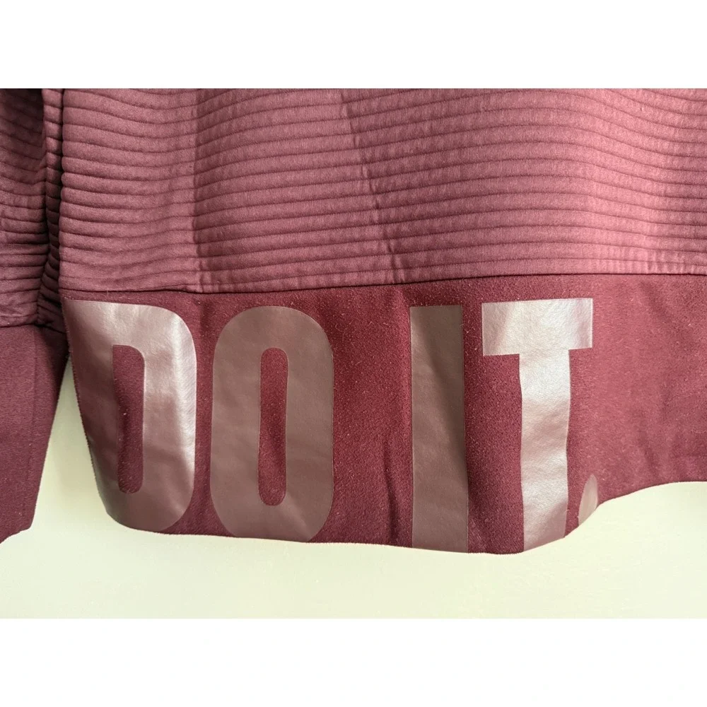 Nike Dri-Fit Training  long sleeve ribbed sweatshirt size M Oversized Boxy Fit